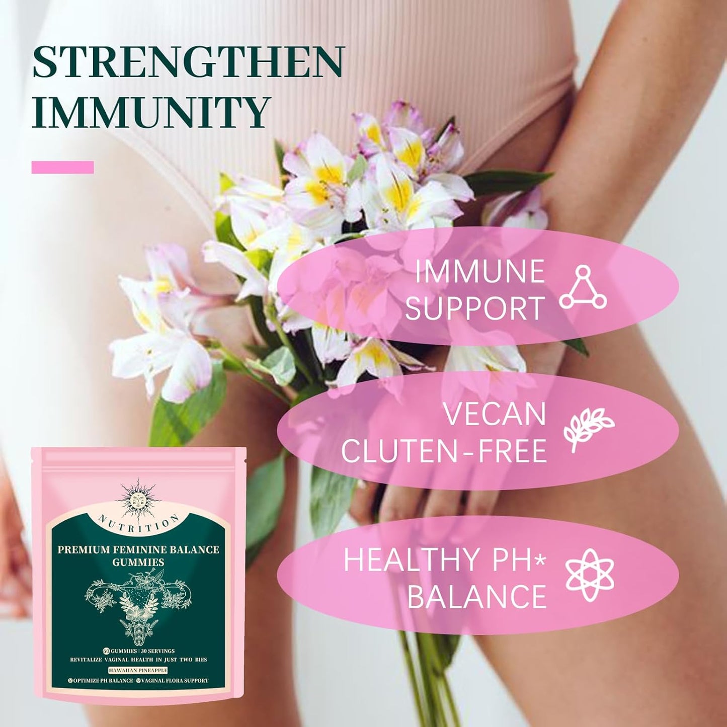 PureJoya™ Feminine Probiotic Gummies 🍍